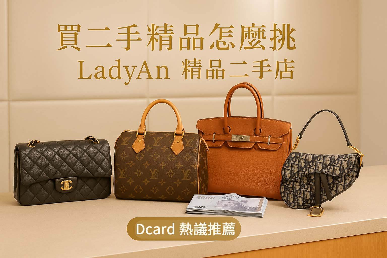 LadyAn 精品二手店封面圖｜買二手精品怎麼挑（Dcard 熱議推薦）
