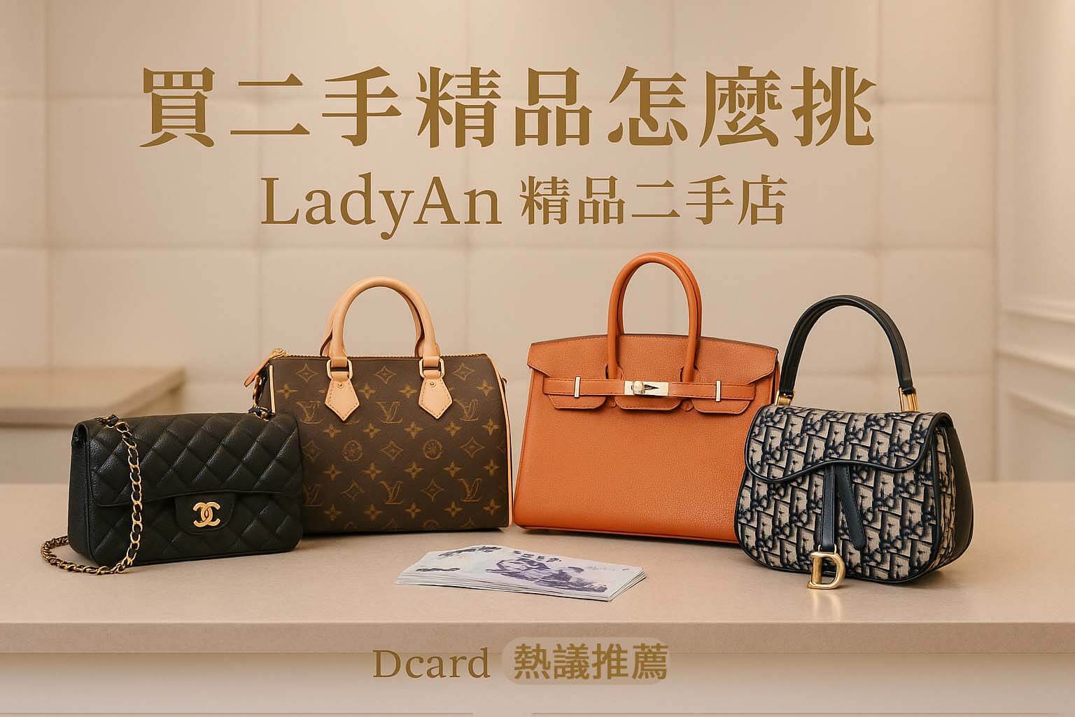 LadyAn 精品二手店封面圖｜買二手精品怎麼挑（Dcard 熱議推薦）